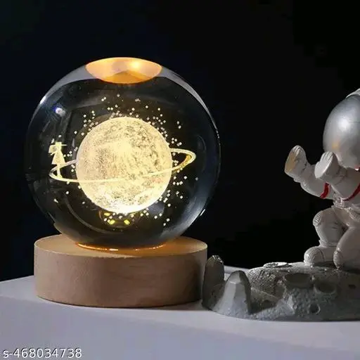 3D Moon Crystals Ball